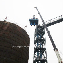Large Capacity Chain or Rubber Bucket Elevator for Cement Conveying